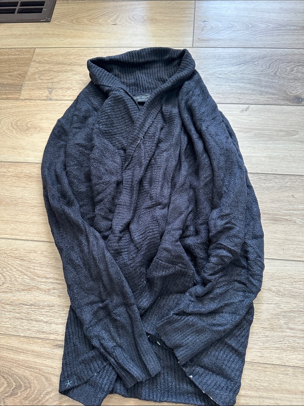 Barefoot Dreams Men's Shawl Collar Cardigan - Charcoal